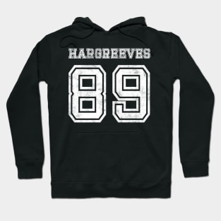 Umbrella Academy Hargreeves Jersey Number 89 - Grunge White Hoodie